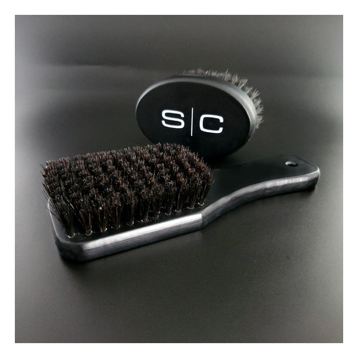 Stylecraft Professional Barber Club Paddle Brush 100% Natural Bristles and Wood Handle #SCCLUB