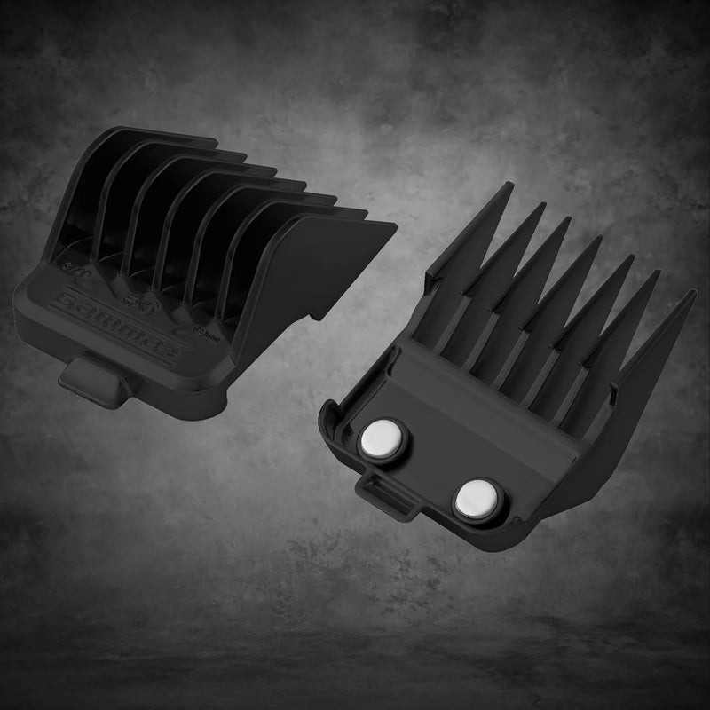 Stylecraft Pack of 8 Universal Magnetic DUB Clipper Guards - Black #SCDMGB