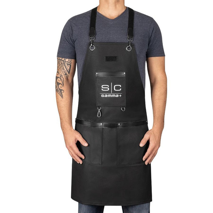 Stylecraft Heavy Weight Waterproof Professional Barber/Salon Apron Cross-Back Strap #SCGPBA