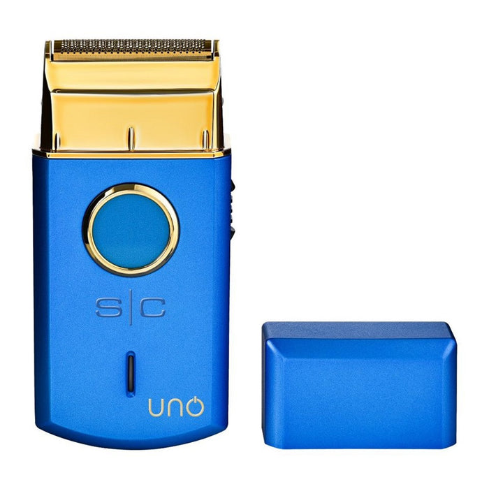 Stylecraft Uno Mini Single Foil Shaver USB Rechargeable with Velvet Travel Case - Blue #SCUNOSFSB