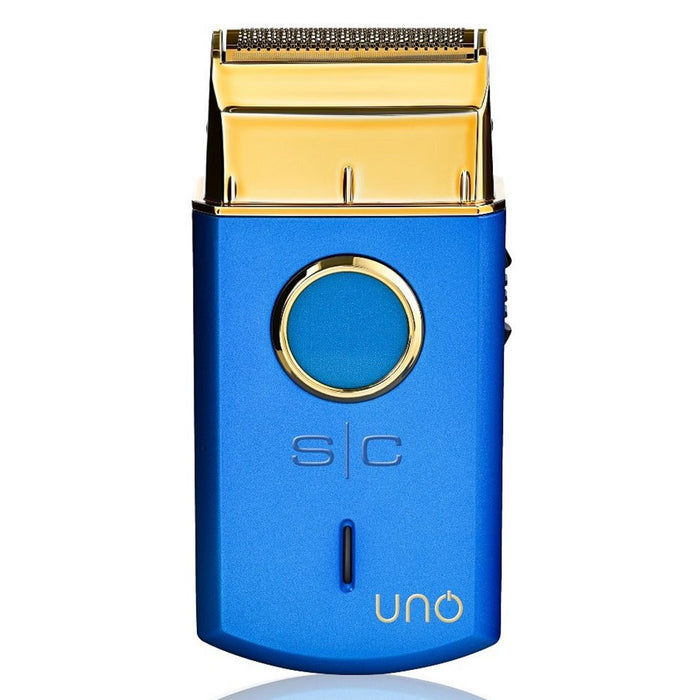 Stylecraft Uno Mini Single Foil Shaver USB Rechargeable with Velvet Travel Case - Blue #SCUNOSFSB