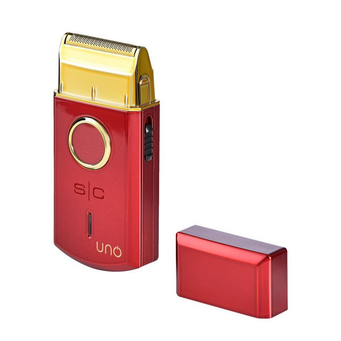 Stylecraft Uno Mini Single Foil Shaver USB Rechargeable with Velvet Travel Case - Red #SCUNOSFSR