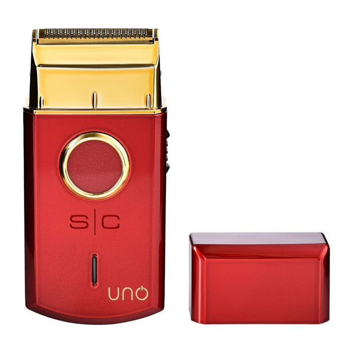 Stylecraft Uno Mini Single Foil Shaver USB Rechargeable with Velvet Travel Case - Red #SCUNOSFSR