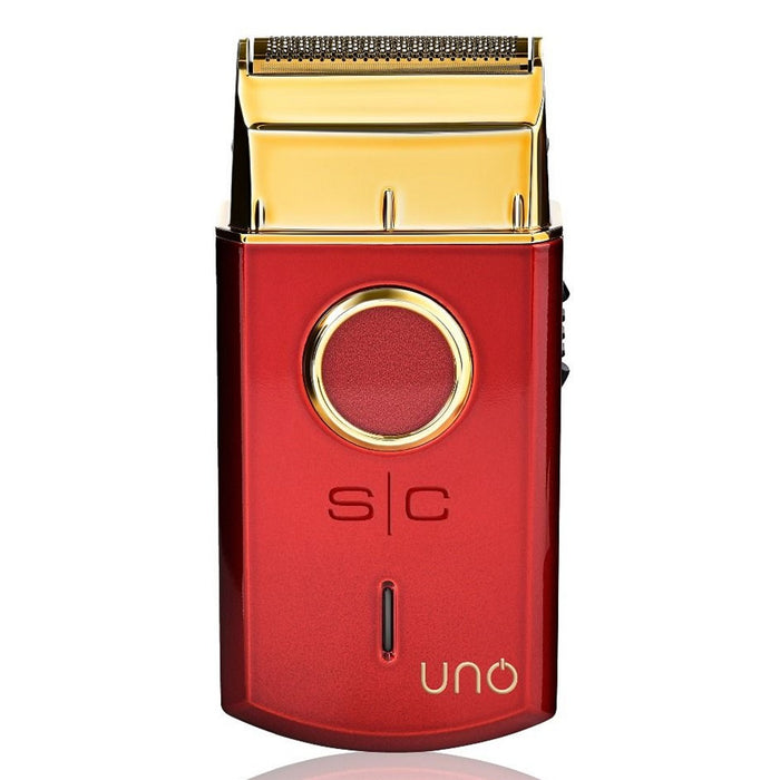 Stylecraft Uno Mini Single Foil Shaver USB Rechargeable with Velvet Travel Case - Red #SCUNOSFSR