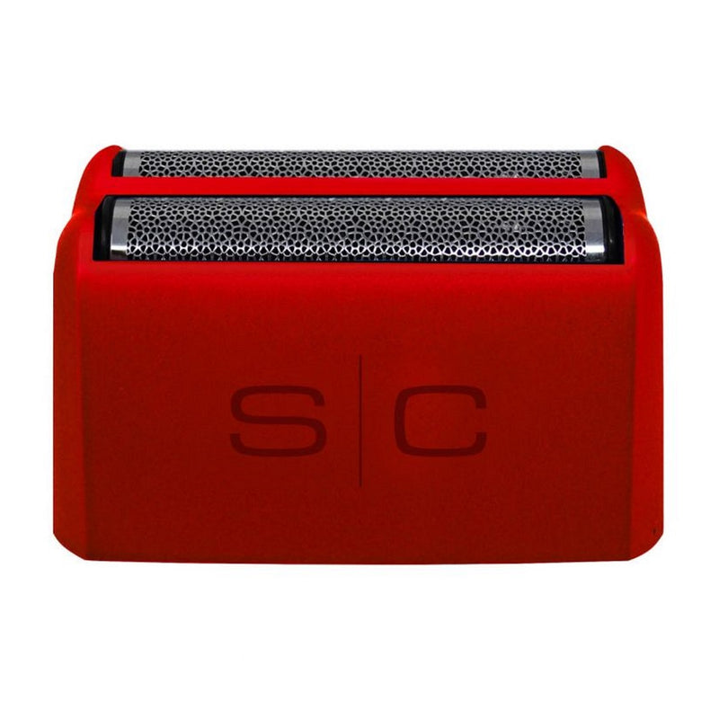 Stylecraft Replacement Silver Slick Foil Head Compatible with the Prodigy Shaver - Red #SCWPSFR