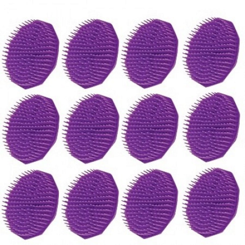 Scalpmaster Purple Shampoo Brush #SC20 - 12 Pack (Bulk)