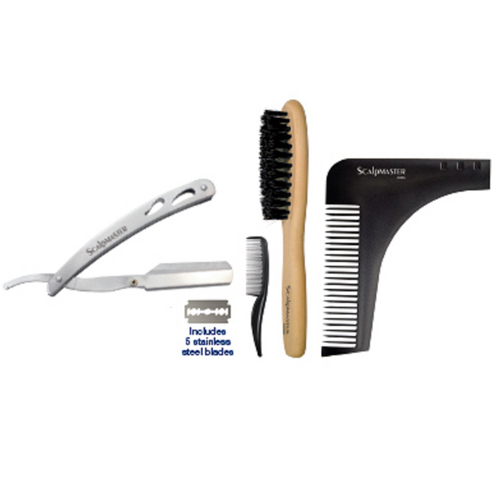 Scalpmaster 4 Pc. Grooming Kit #SC-9050