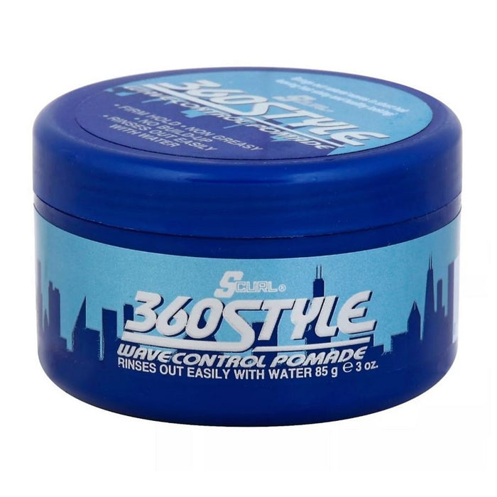 SCurl 360 Style Wave Control Pomade 3 oz