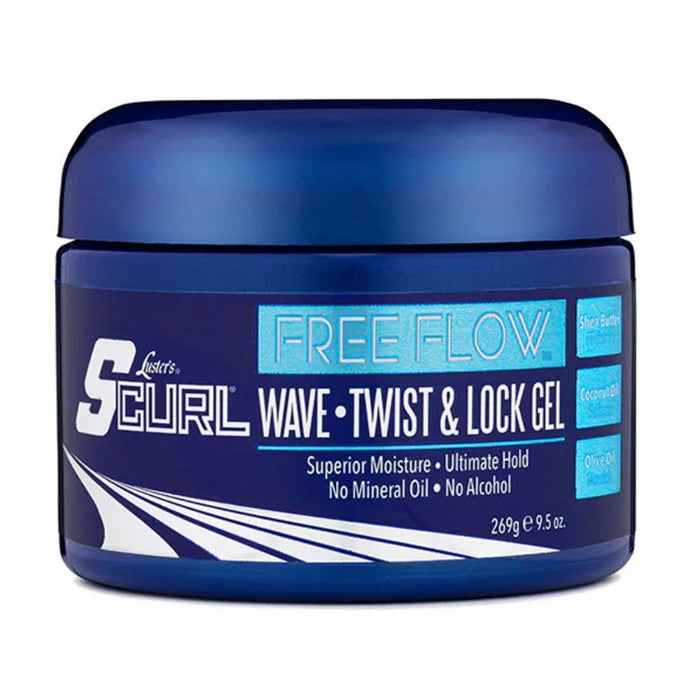 SCurl Free Flow Wave Twist & Lock Gel 9.5 oz