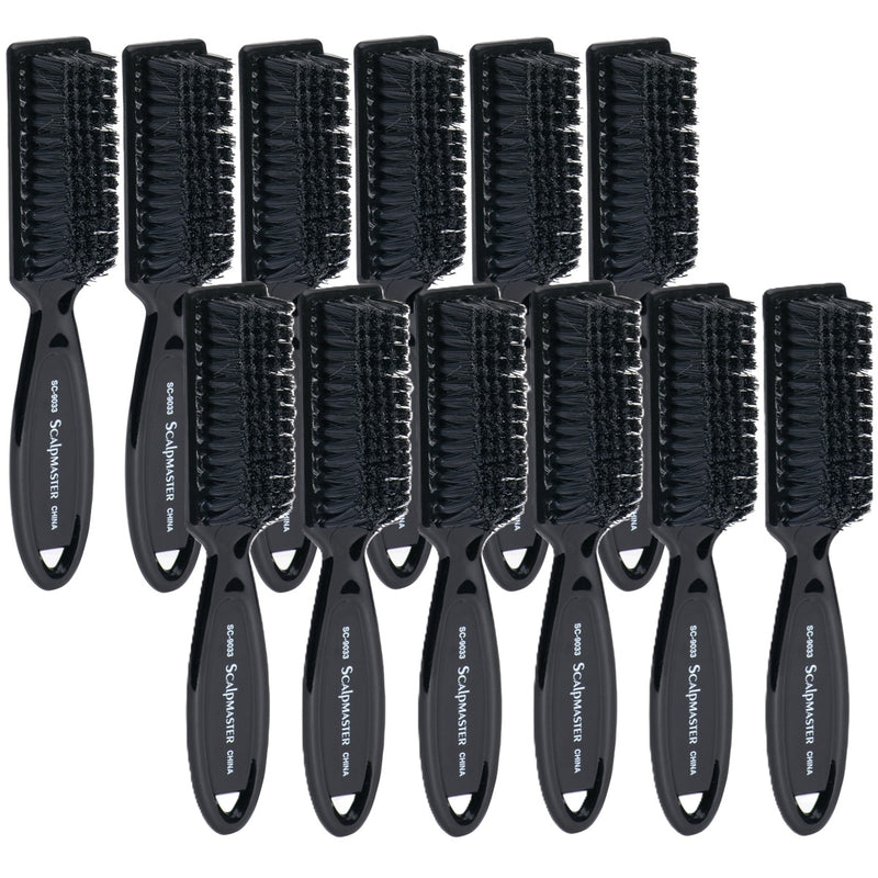 Scalpmaster Soft Bristle Clipper Cleaning Brush #SC-9033 - 12 Pack (Bulk)