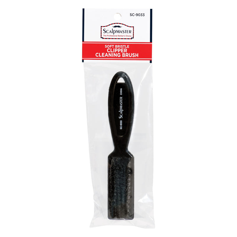 Scalpmaster Soft Bristle Clipper Cleaning Brush #SC-9033 - 12 Pack (Bulk)