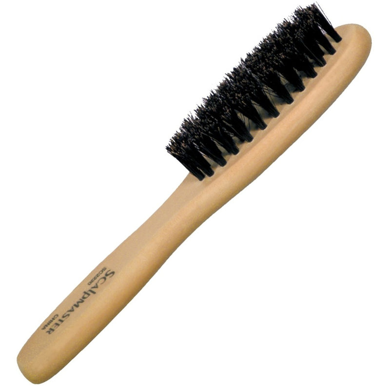 Scalpmaster 100% Boar Bristle 4 Row Beard Brush #SC2220 - 6 Pack (Bulk)