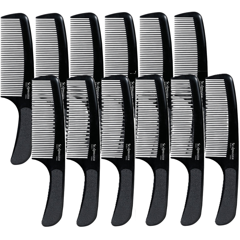 Scalpmaster 8" Styling Comb #SC9277 - 12 Pack (Bulk)