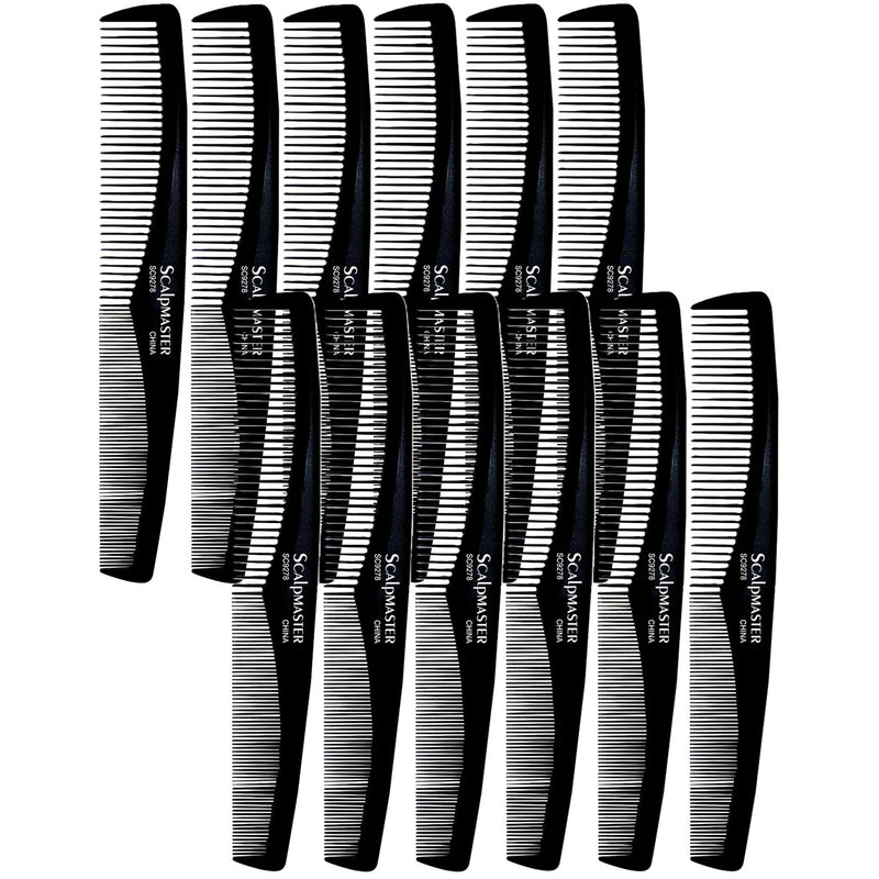 Scalpmaster 7.5" Finishing Comb #SC9278 - 12 Pack (Bulk)