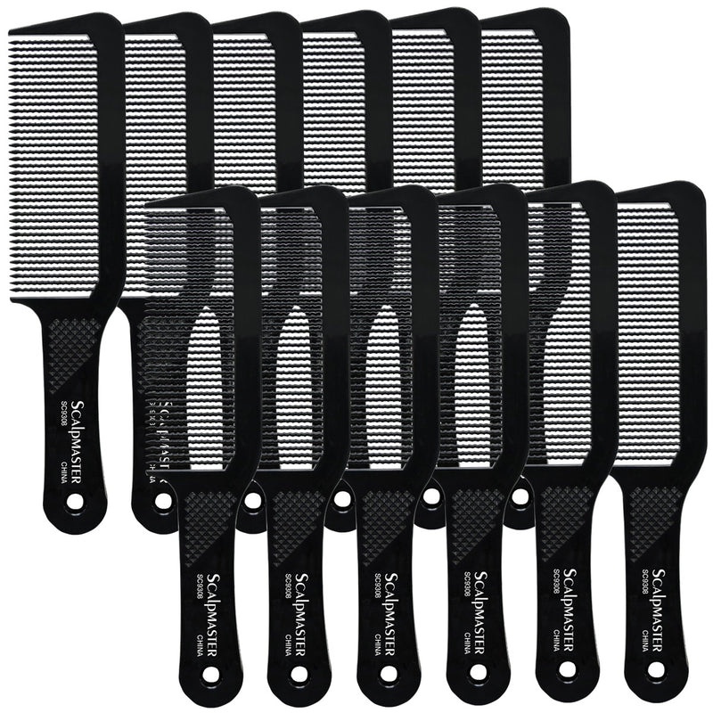 Scalpmaster 9.5" Flat Top Clipper Comb #SC9308 - 12 Pack (Bulk)