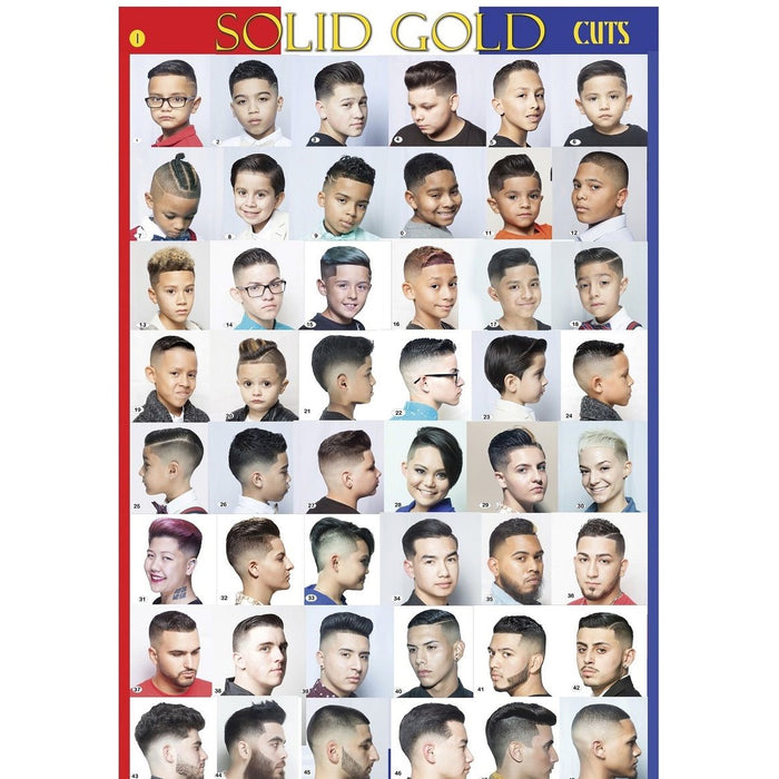 Solid Gold Cuts Barber Poster Vol. 9 Large [Style I]