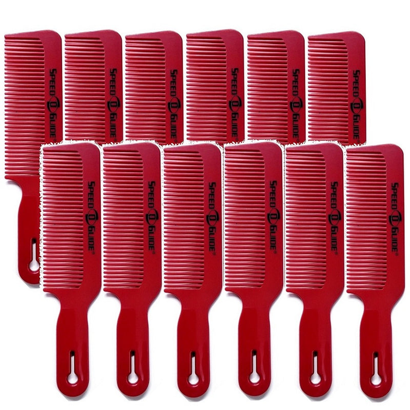 Spilo Speed-O-Guide Flatopper Comb #SPG0100 - 12 Pack (Bulk)