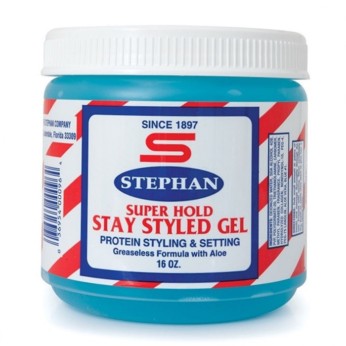 Stephan Stay Styled Gel Super Hold 16 oz