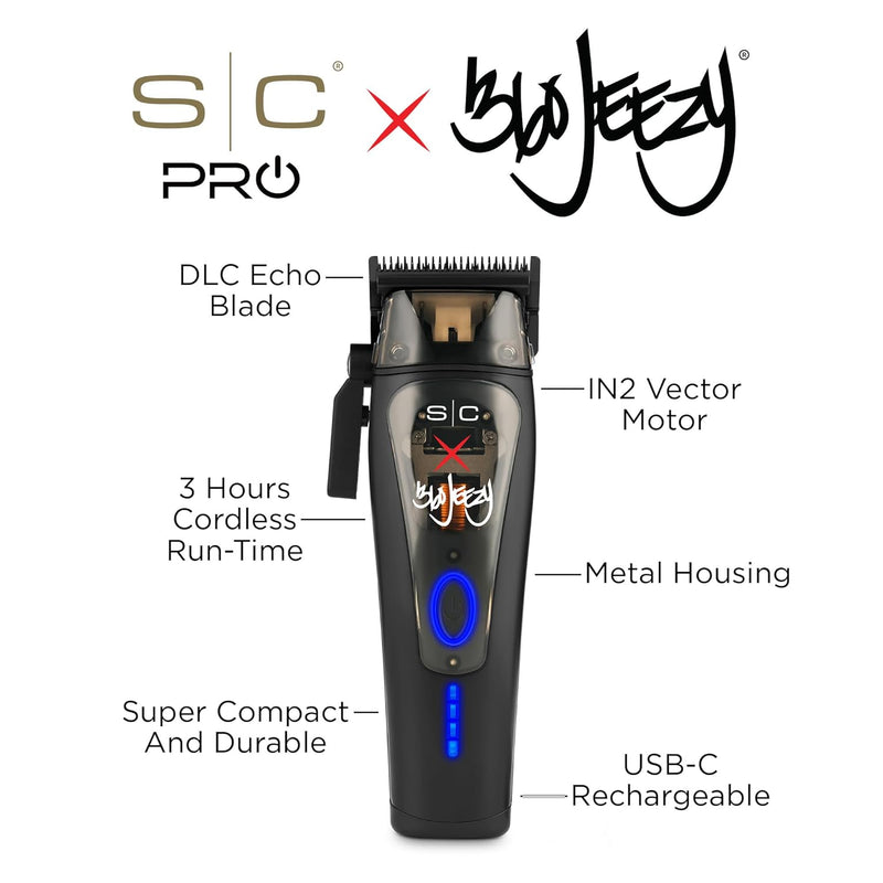 Stylecraft X 360 Jeezy Professional Vector Motor Clipper & Trimmer [DUO]