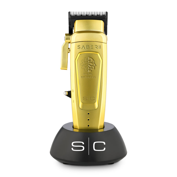 Stylecraft Pro SABER II Professional Metal Clipper - Gold #SC617M