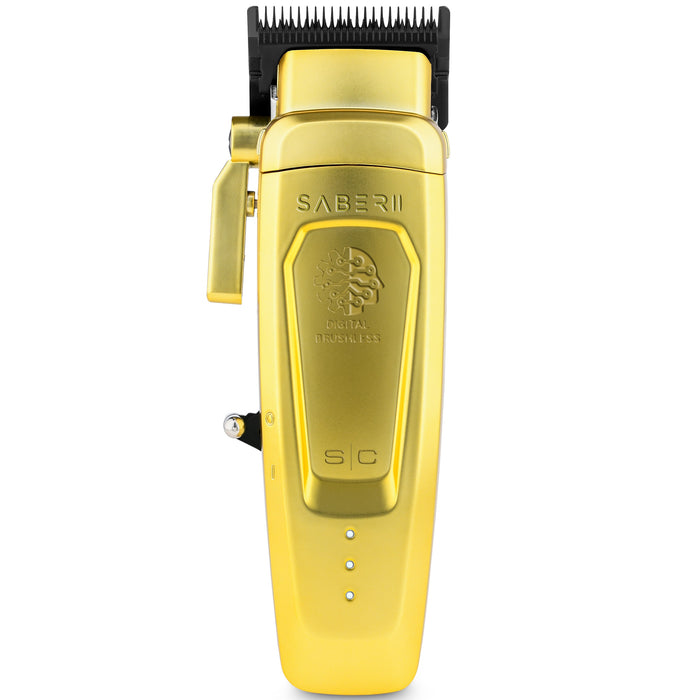 Stylecraft Pro SABER II Professional Metal Clipper - Gold #SC617M