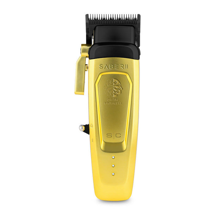 Stylecraft Pro SABER II Professional Metal Clipper - Gold #SC617M