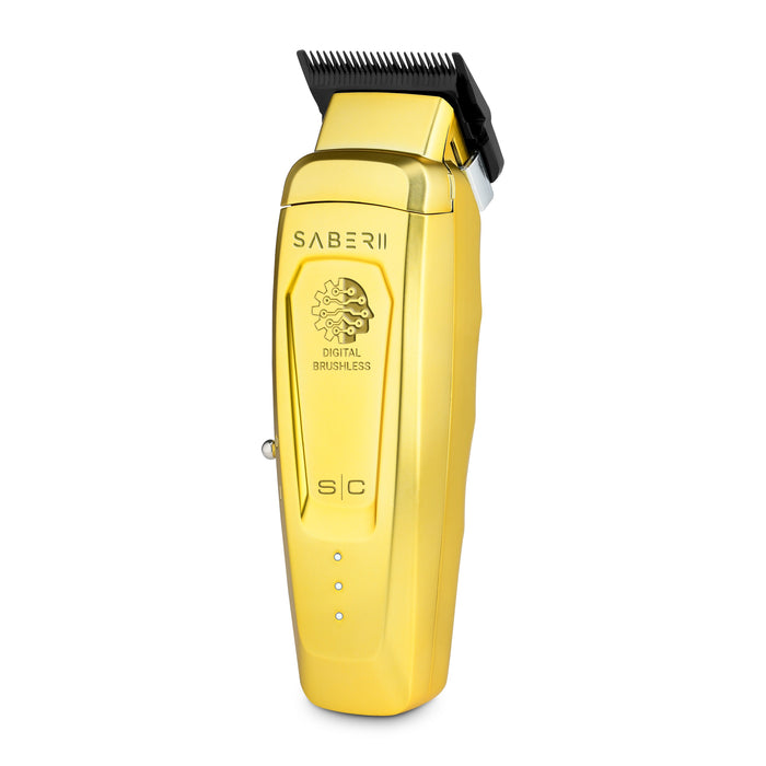 Stylecraft Pro SABER II Professional Metal Clipper - Gold #SC617M