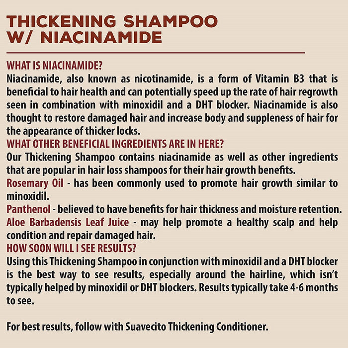 Suavecito Thickening Shampoo 8 oz