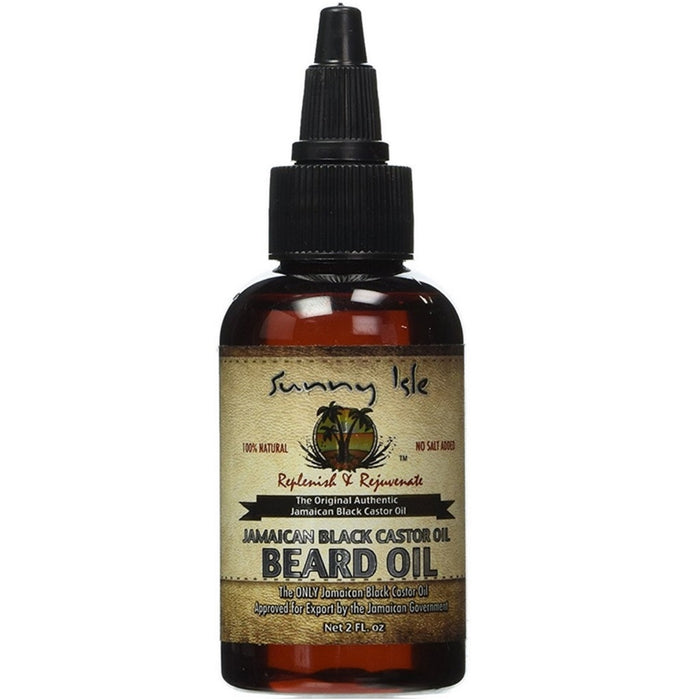 Sunny Isle Jamaican Black Castor Beard Oil 2 oz