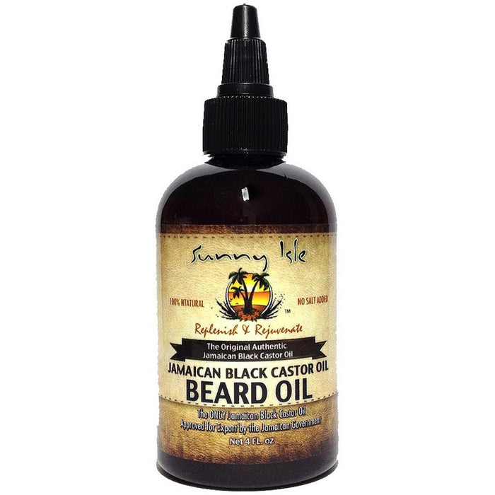 Sunny Isle Jamaican Black Castor Beard Oil 4 oz