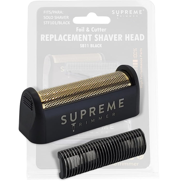 Supreme Solo Replacement Foil & Cutter - Black #SB11/BK