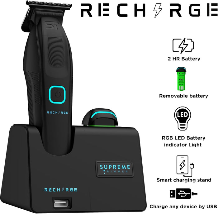 Supreme Recharge Trimmer - Black #ST777/BLK