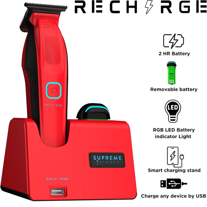 Supreme Recharge Trimmer - Red #ST777/RED