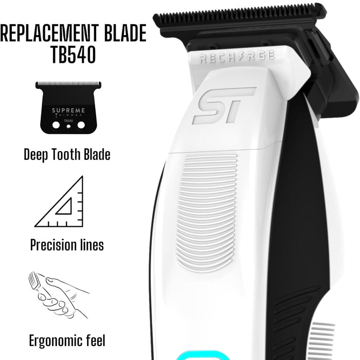 Supreme Recharge Trimmer - White #ST777/WHT