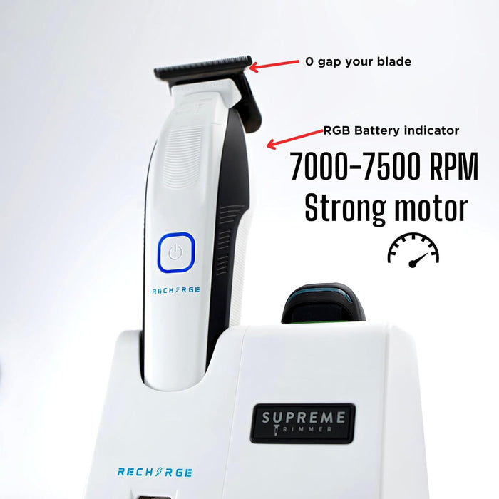 Supreme Recharge Trimmer - White #ST777/WHT