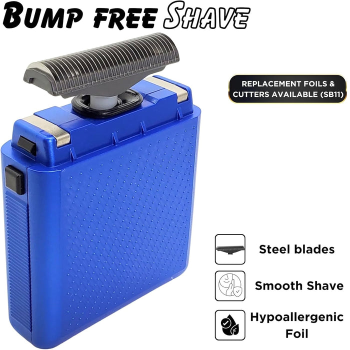 Supreme Solo Mens Single Foil Shaver #STF101/BLUE