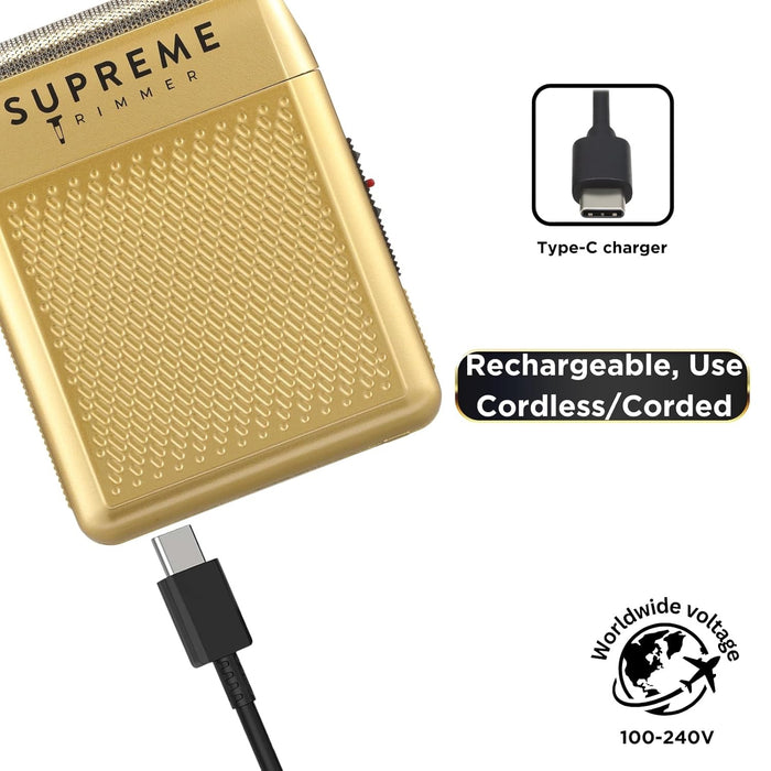 Supreme Solo Mens Single Foil Shaver #STF101/GOLD