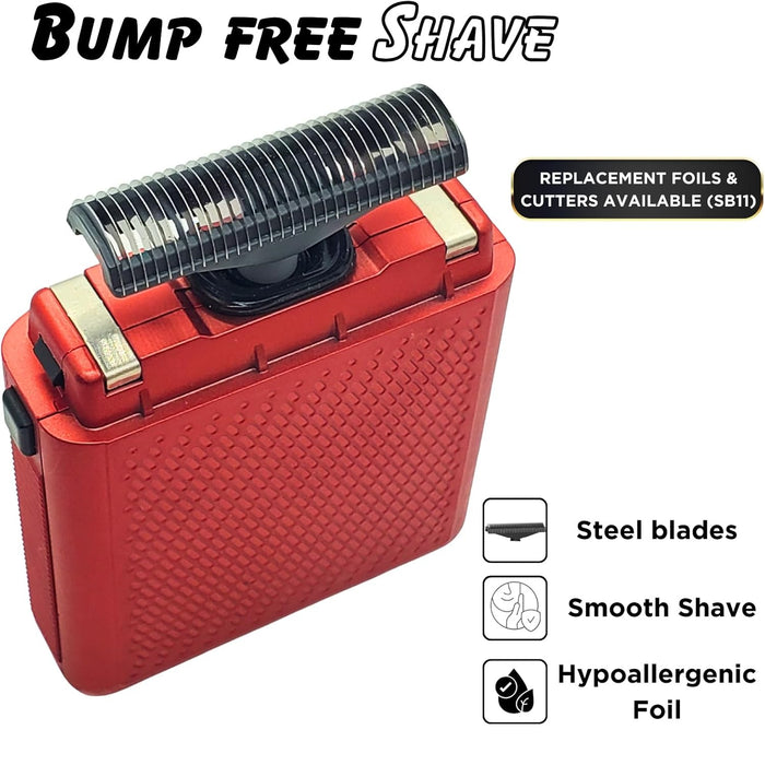 Supreme Solo Mens Single Foil Shaver #STF101/RED