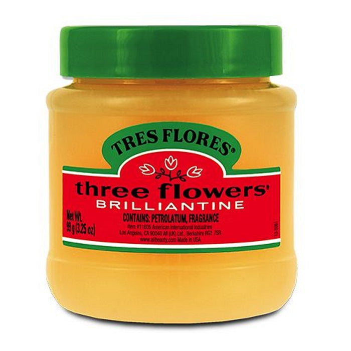 Clubman Tres Flores Brilliantine Solid 3.25 oz