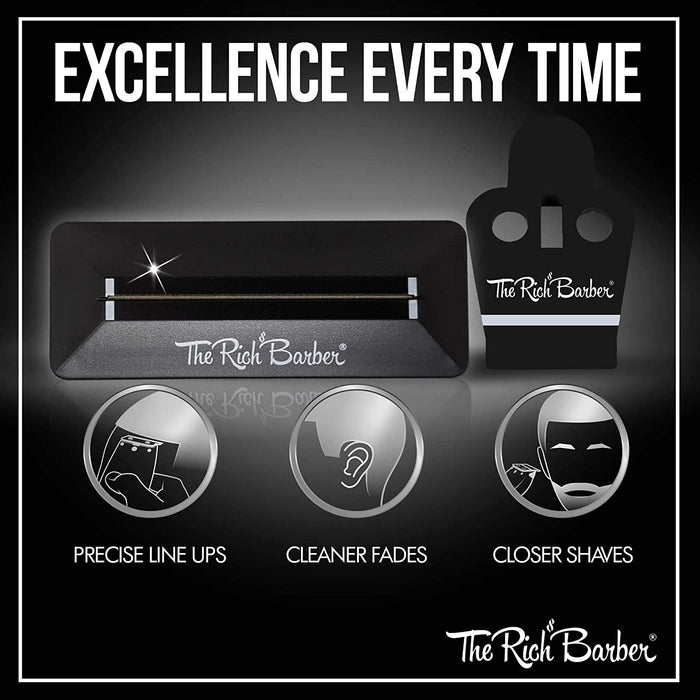 The Rich Barber Pro Barber Tools Set: Blade Modifier + Blade Setter (Compatible with Andis Slimline Pro)