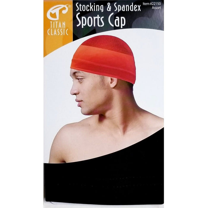 Titan Stocking & Spandex Sports Cap Assorted #22150