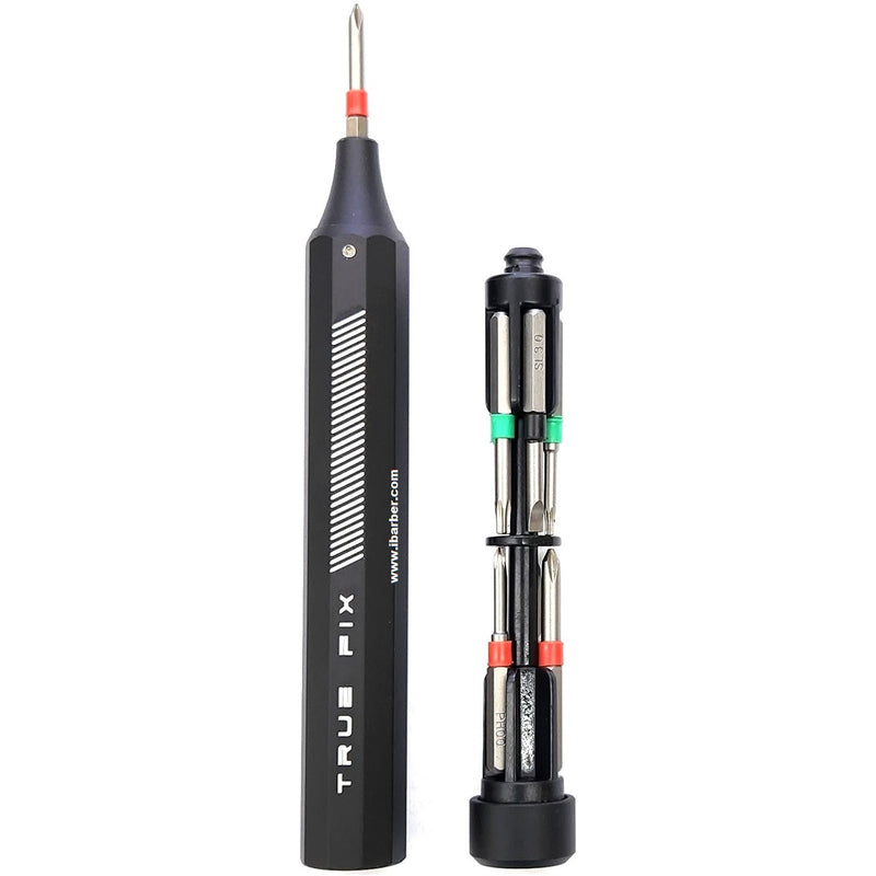 Barber Xpress True Fix Screwdriver Tool with 10 Bits [2 Color Options]