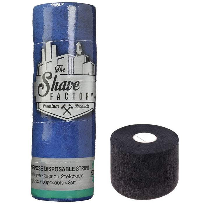 The Shave Factory Neck Strip Rolls Black 500 Strips