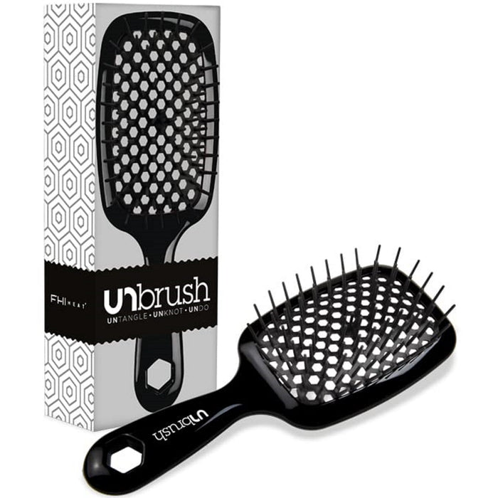 UNbrush Detangling Hair Brush Black #AC0019