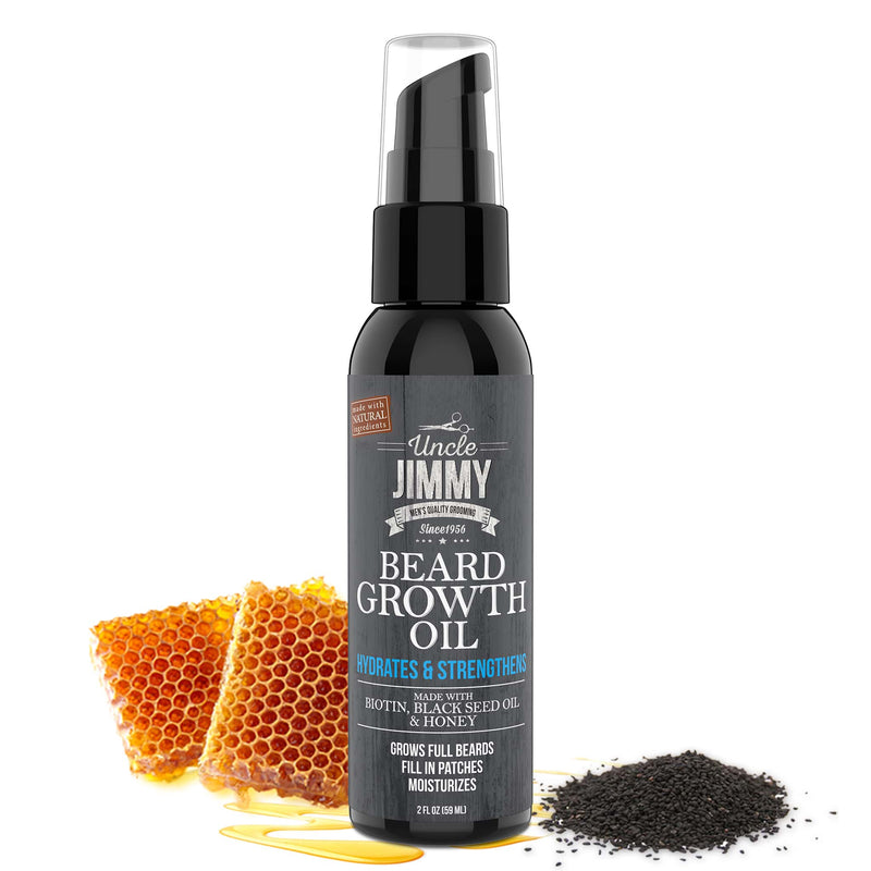 Uncle Jimmy Beard Growth Oil 2 oz