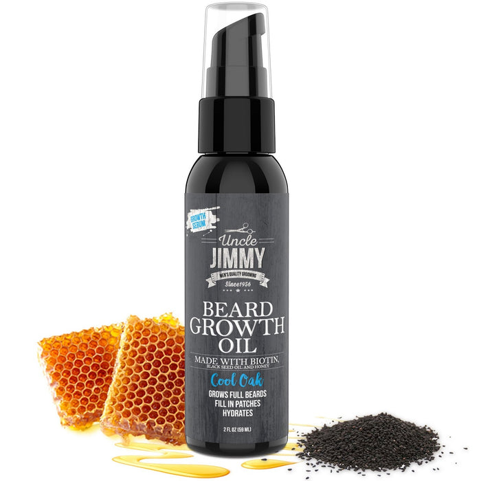 Uncle Jimmy Beard Growth Oil 2 oz