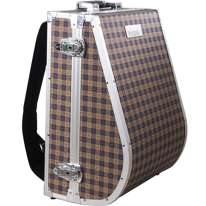 Vincent Hard Shell Backpack Vincent Plaid #VT10405