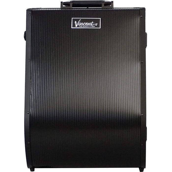 Vincent Hard Shell Backpack Black Metal #VT10400