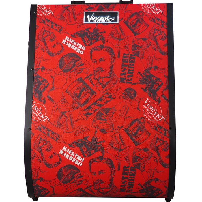 Vincent Hard Shell Backpack Nostalgic Red #VT10402