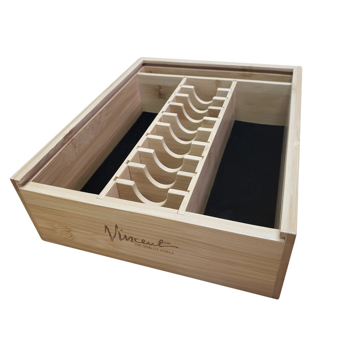 Vincent Bamboo Counter Top Small Barber Tray #VT10202